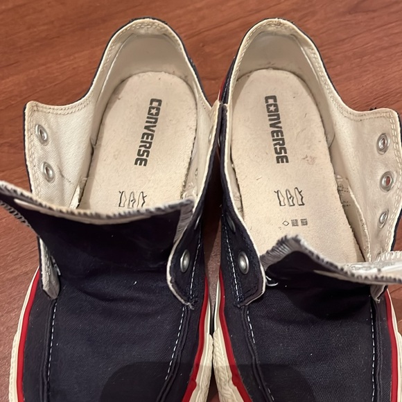 Converse All Star Blue Canvas Boater Style Sneaker, Unisex M 9, W 11 - Picture 9 of 11